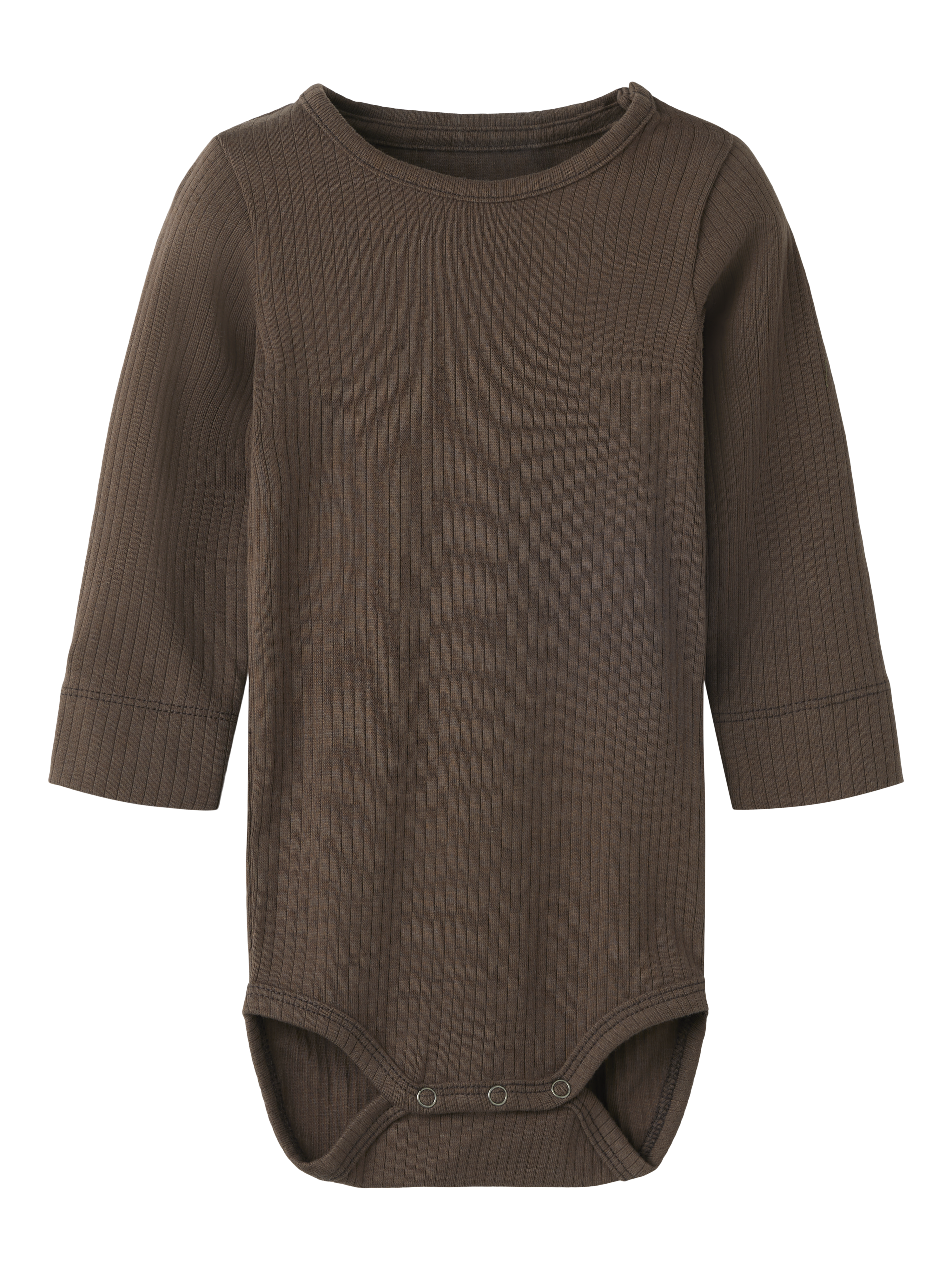 Ensfarvet Langærmet Body  Str  50-92 68