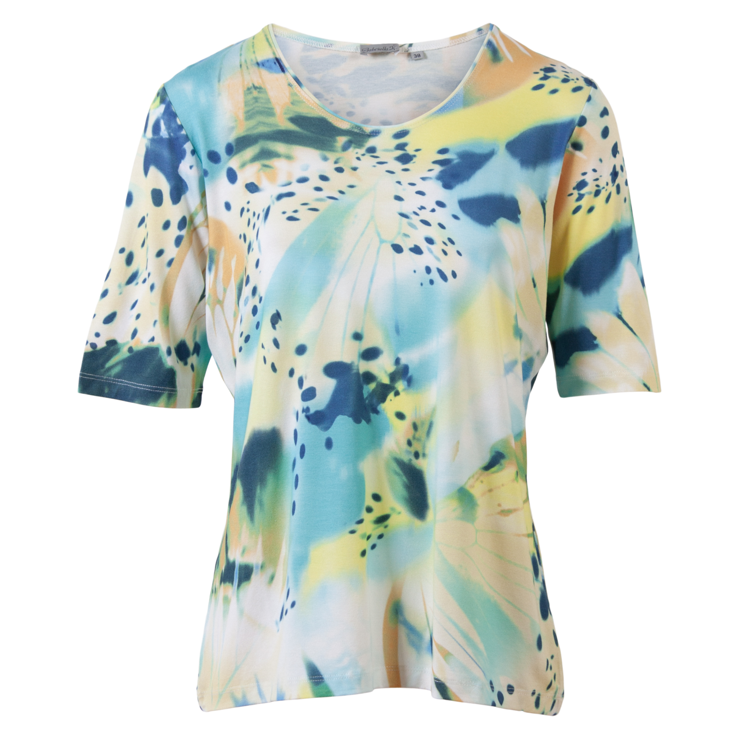 Gabriella    Dame Kortærmet Bluse Jeans 50