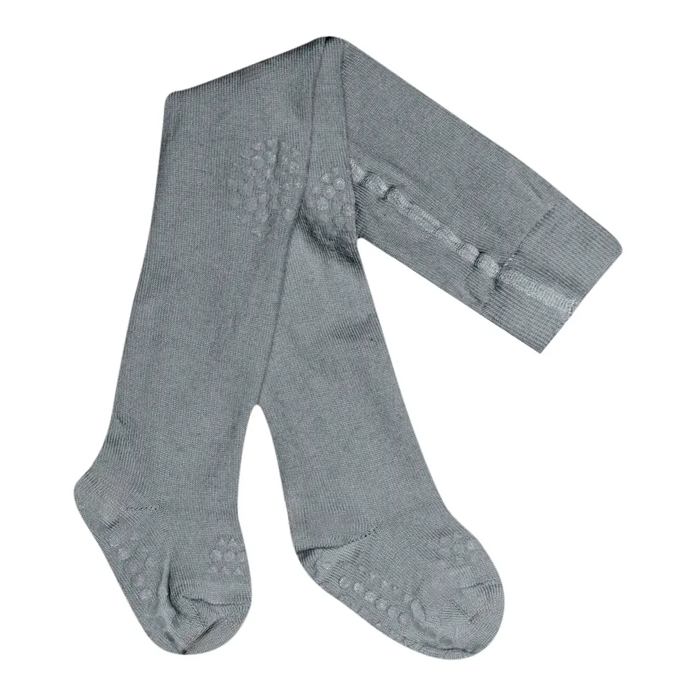 Kravle Strømpebukser Uld Stone Blue 12-18 Mdr