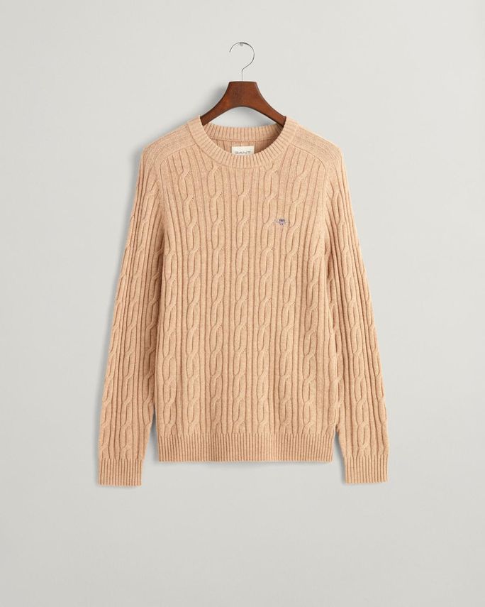 Lambswool Cable  -neck