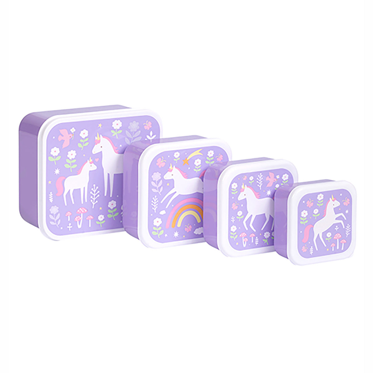 Lunch   Snack Box Set Unicorn Dreams