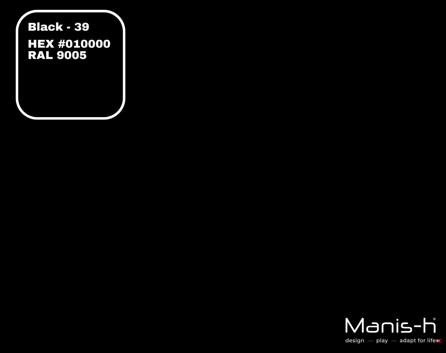 Manis- Sengehest Classic Sort 160 Cm