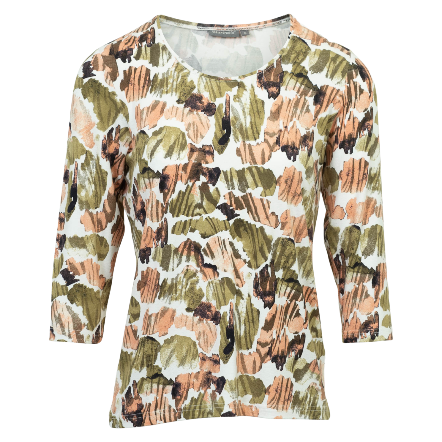 Marinello Dame -shirt Khaki Comb