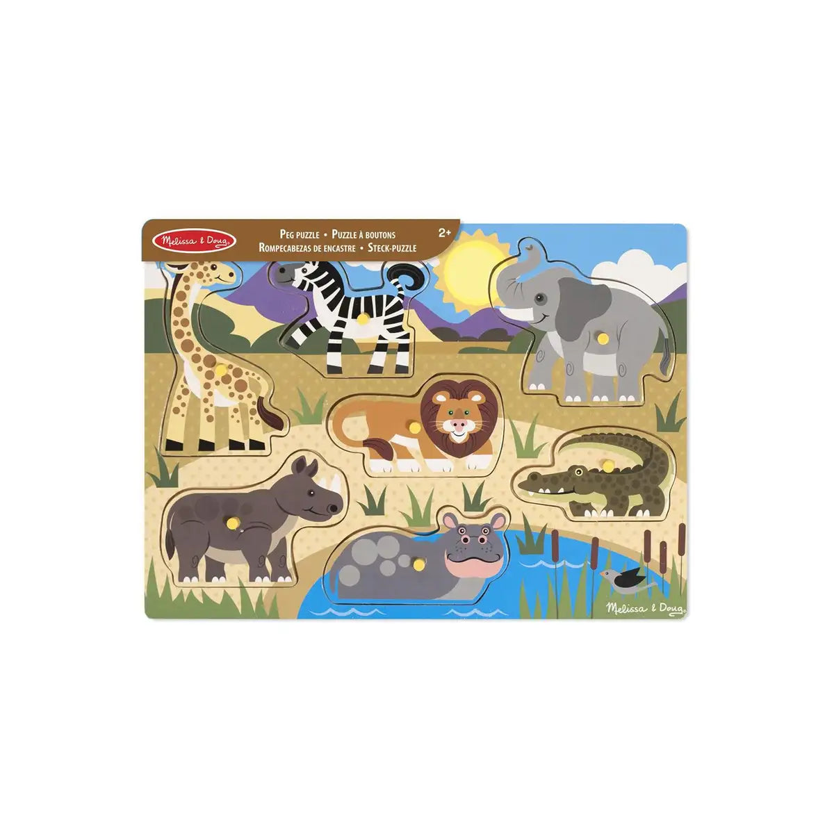 Melissa Doug Knoppuslespil Safari