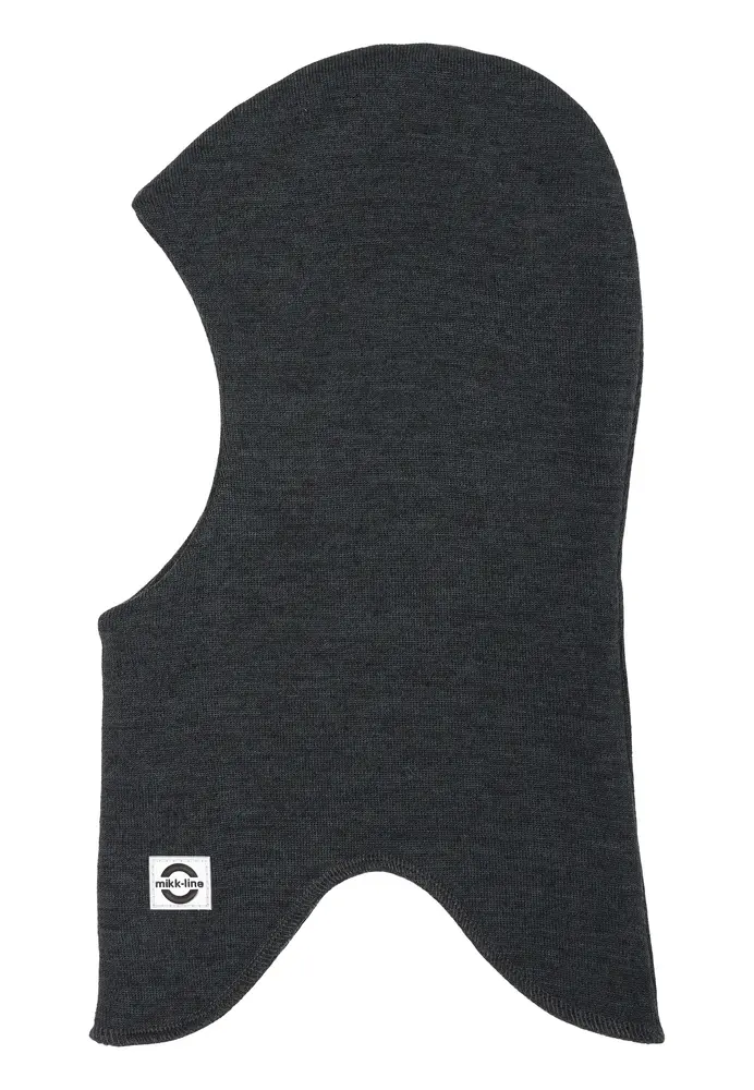 Mikk-line Uld Elefanthue Dark Grey Melange 74 80