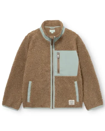 Mini   Ture Matalinur Teddyfleece Jakke Otter Brown   år 92