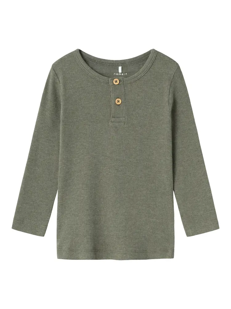 Name It Kab Langærmet Top Dusty Olive 92