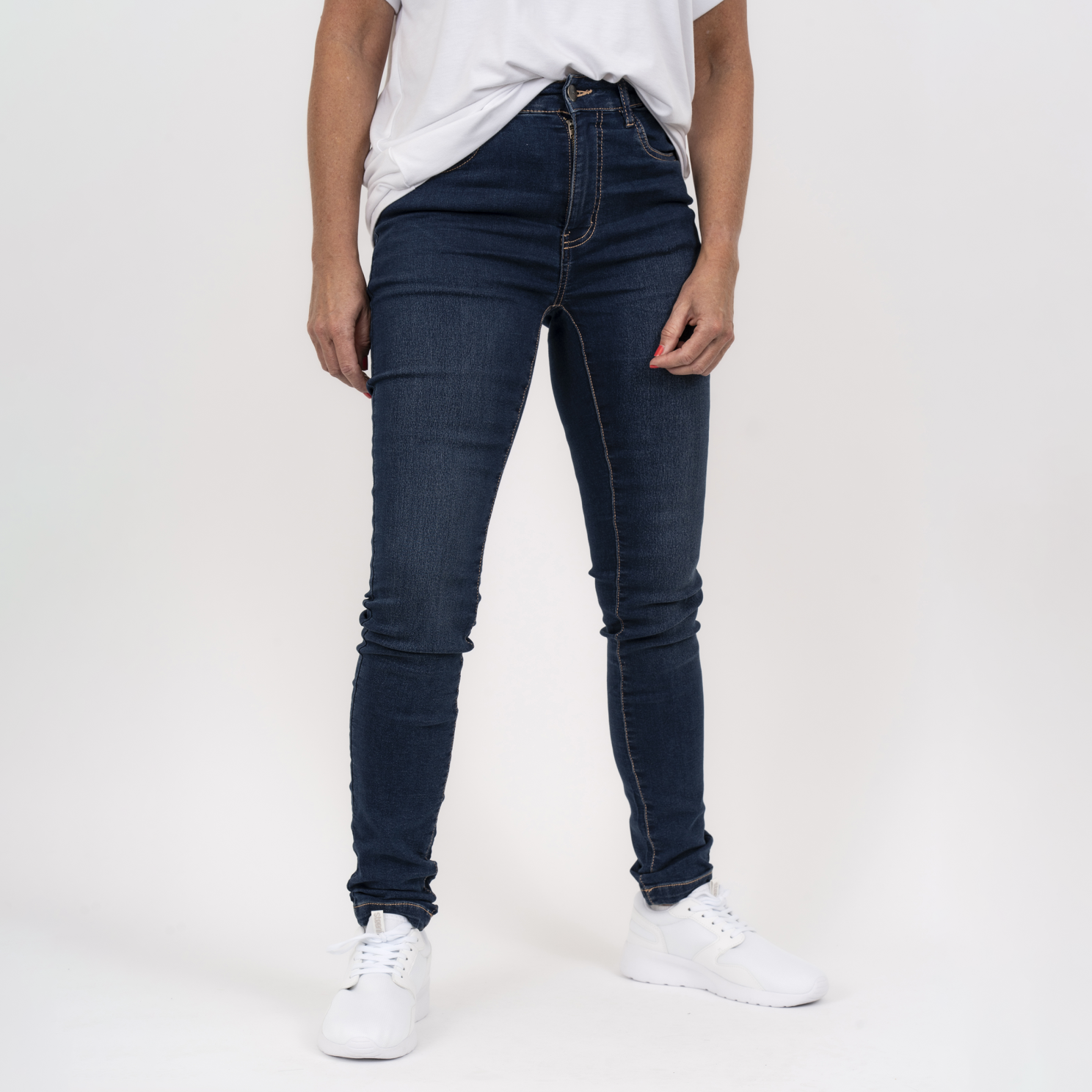Steenholt Grace Dame Jeans    Stretch Blue Denim 42 32