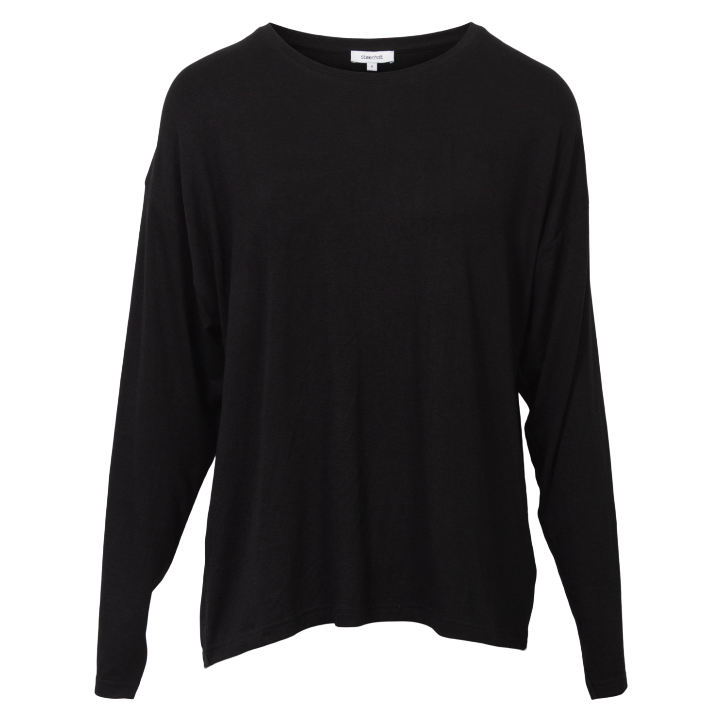 Steenholt Joan Dame Langærmet  -shirt Black
