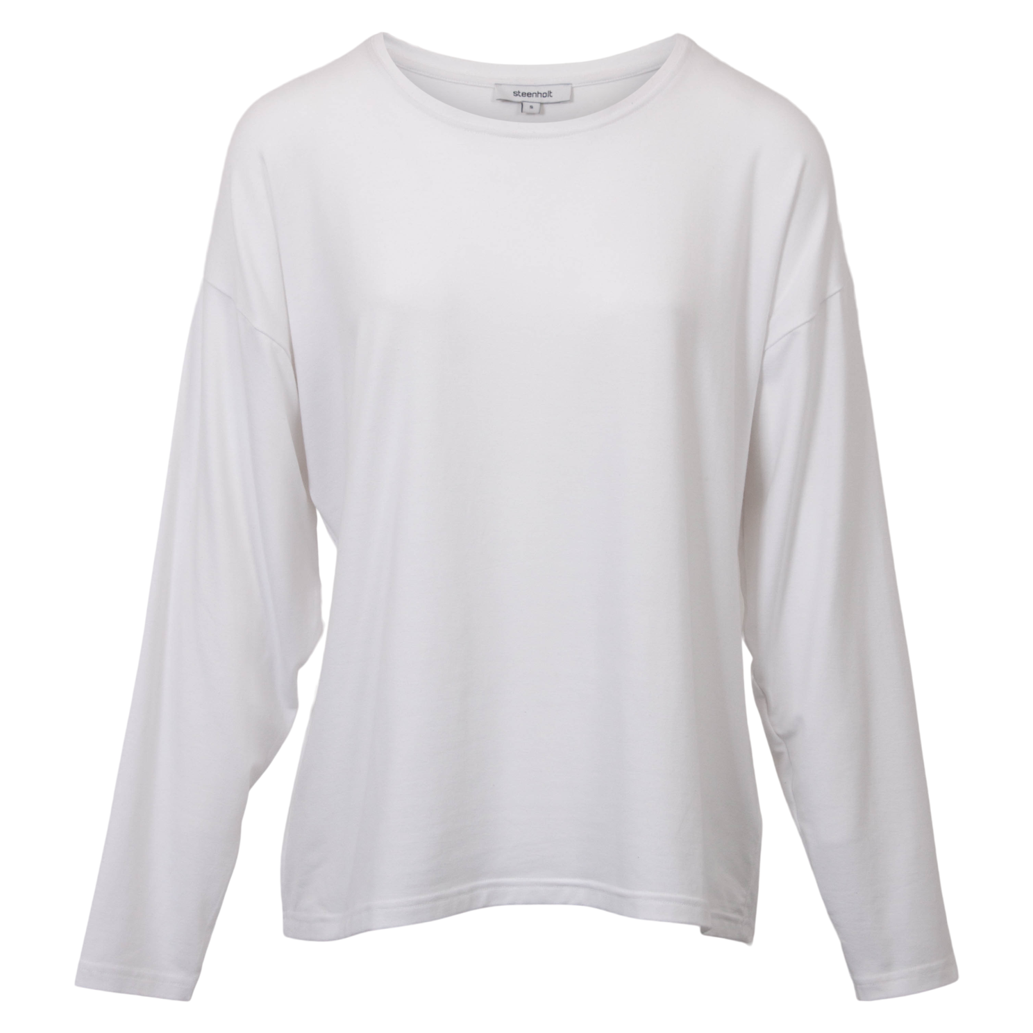 Steenholt Joan Dame Langærmet  -shirt Bright White