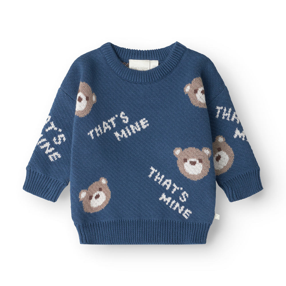 That Apos   Mine Florian Sweater Key Blue 80cm 12m