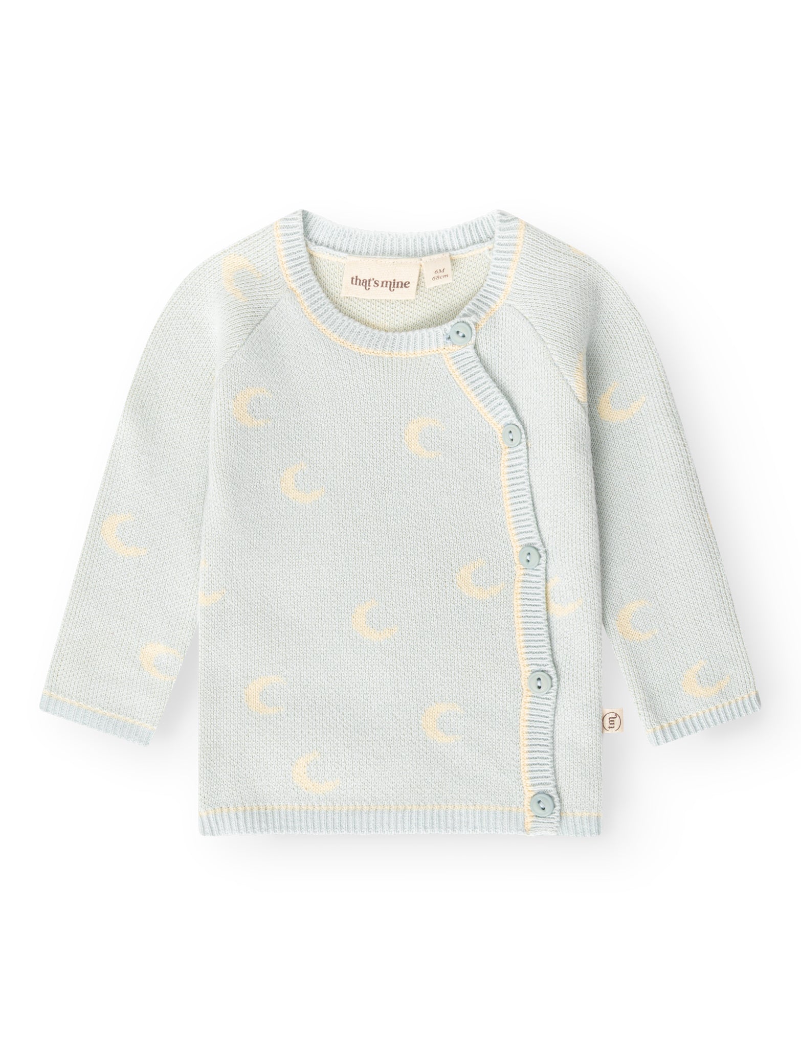 That Apos Mine Ilai Cardigan Baby Blue 50cm 0m
