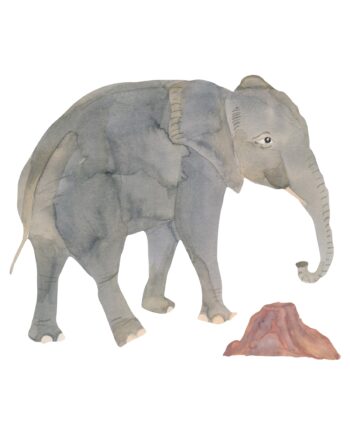 That Apos   Mine Wallsticker Elefant Grey