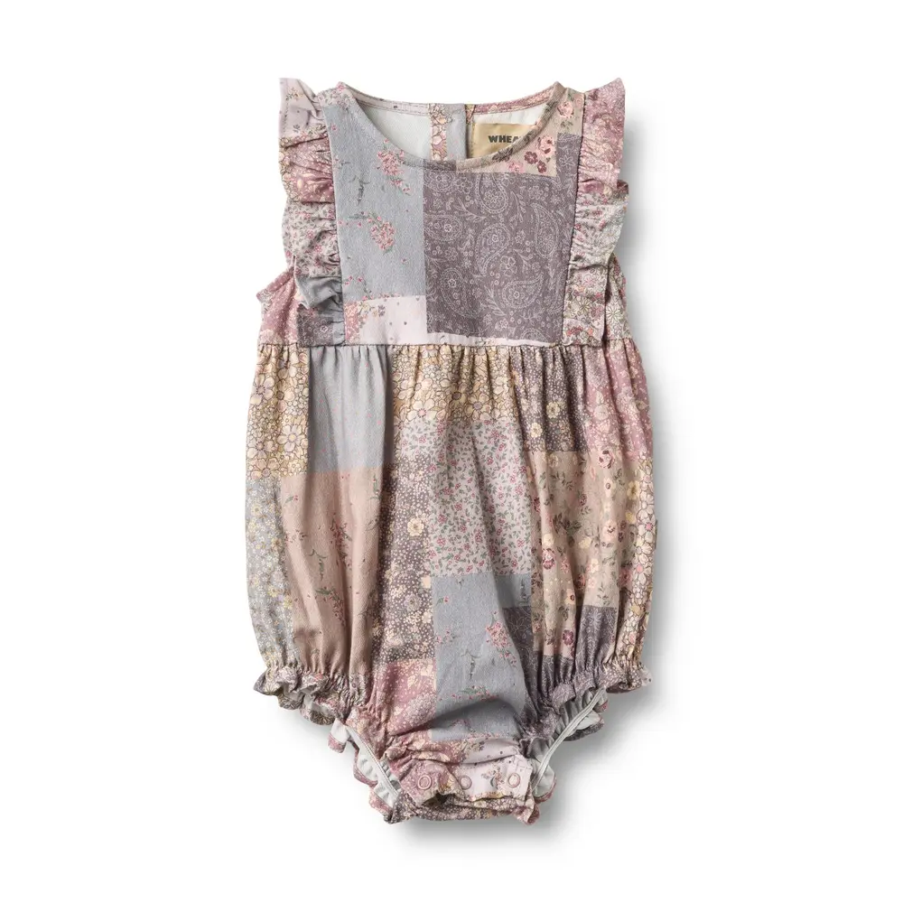 Wheat Emmaline Romper Patchwork Flowers 92
