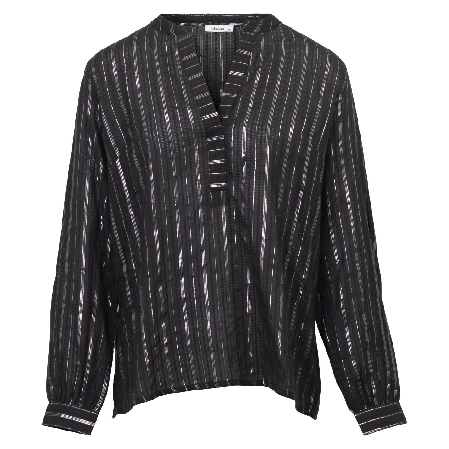 Zbyz Dame Bluse Black    Lurex 54 56
