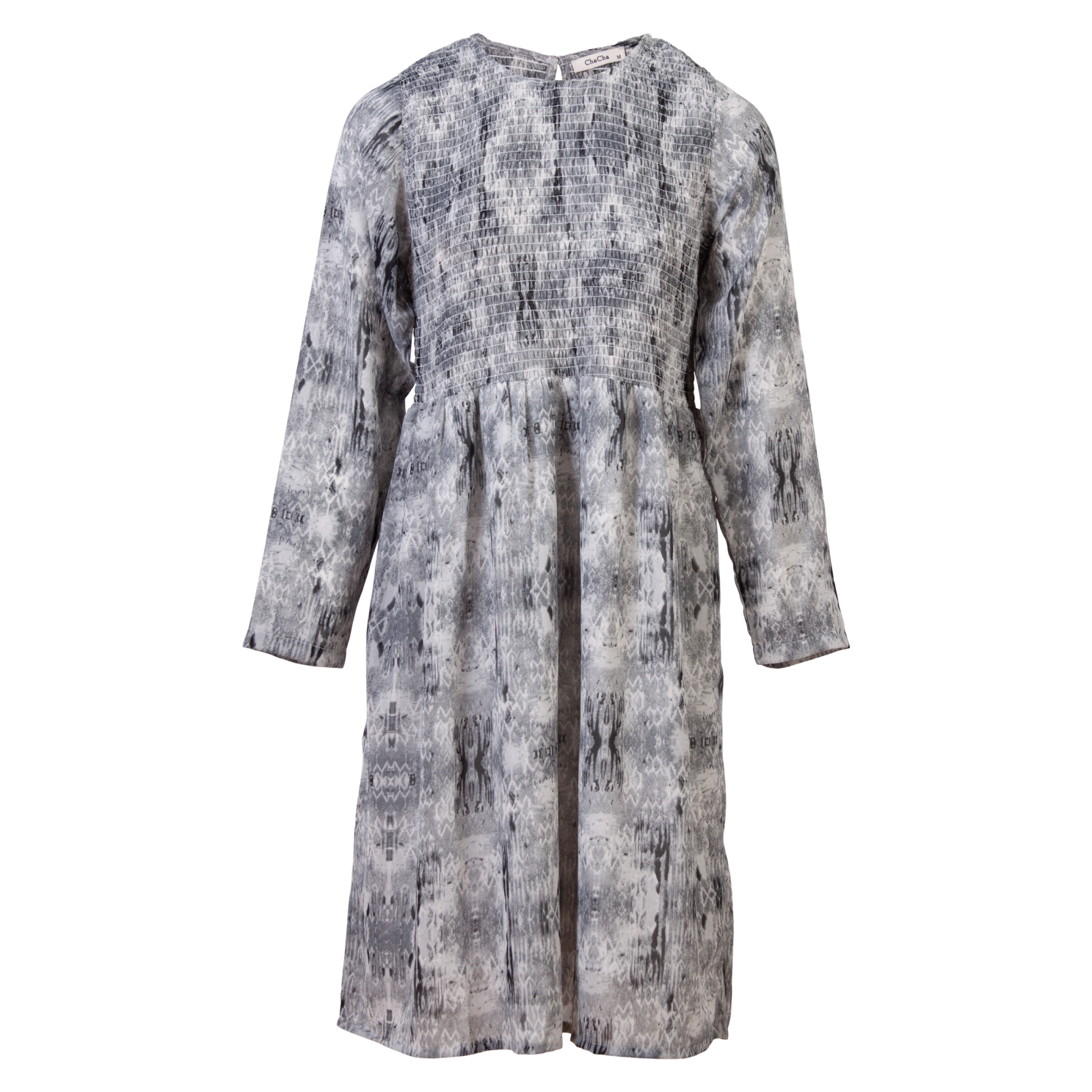 Zbyz Dame Kjole Plus Size Grey 54 56