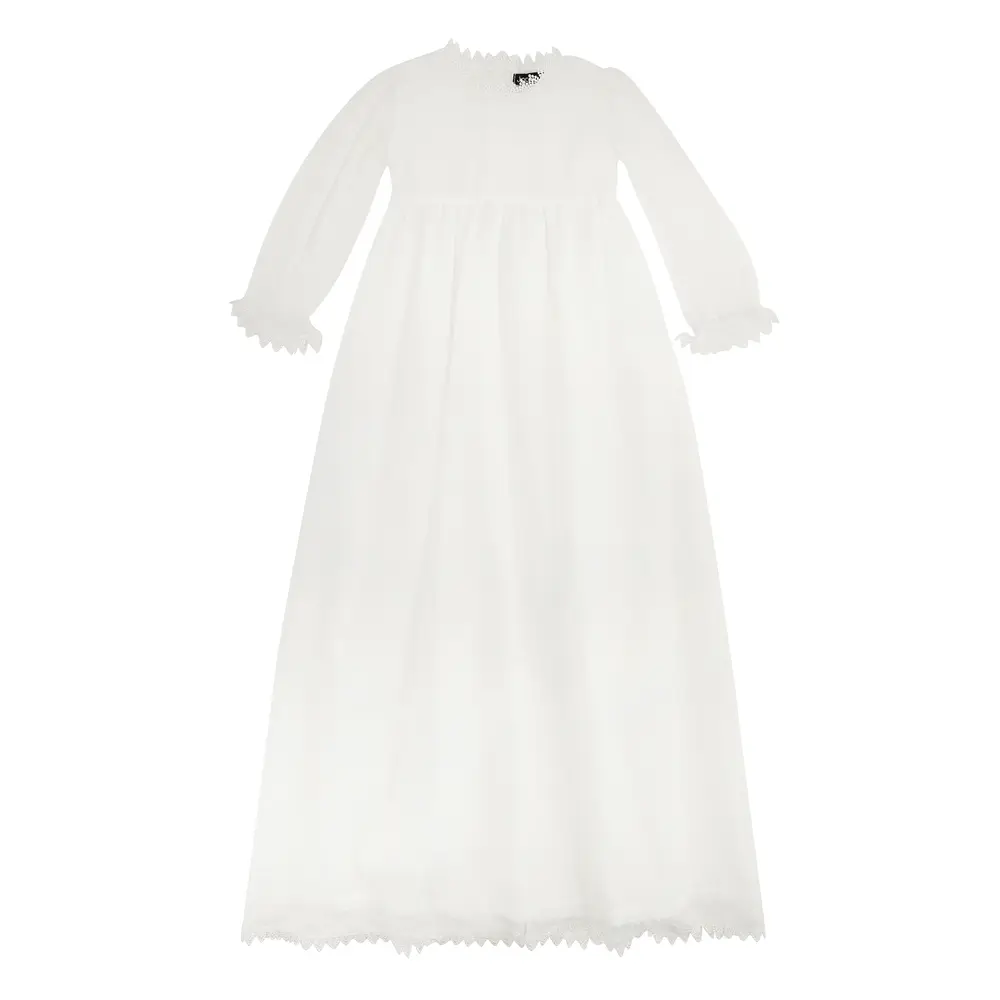 Dåbskjole   Tyl Off White