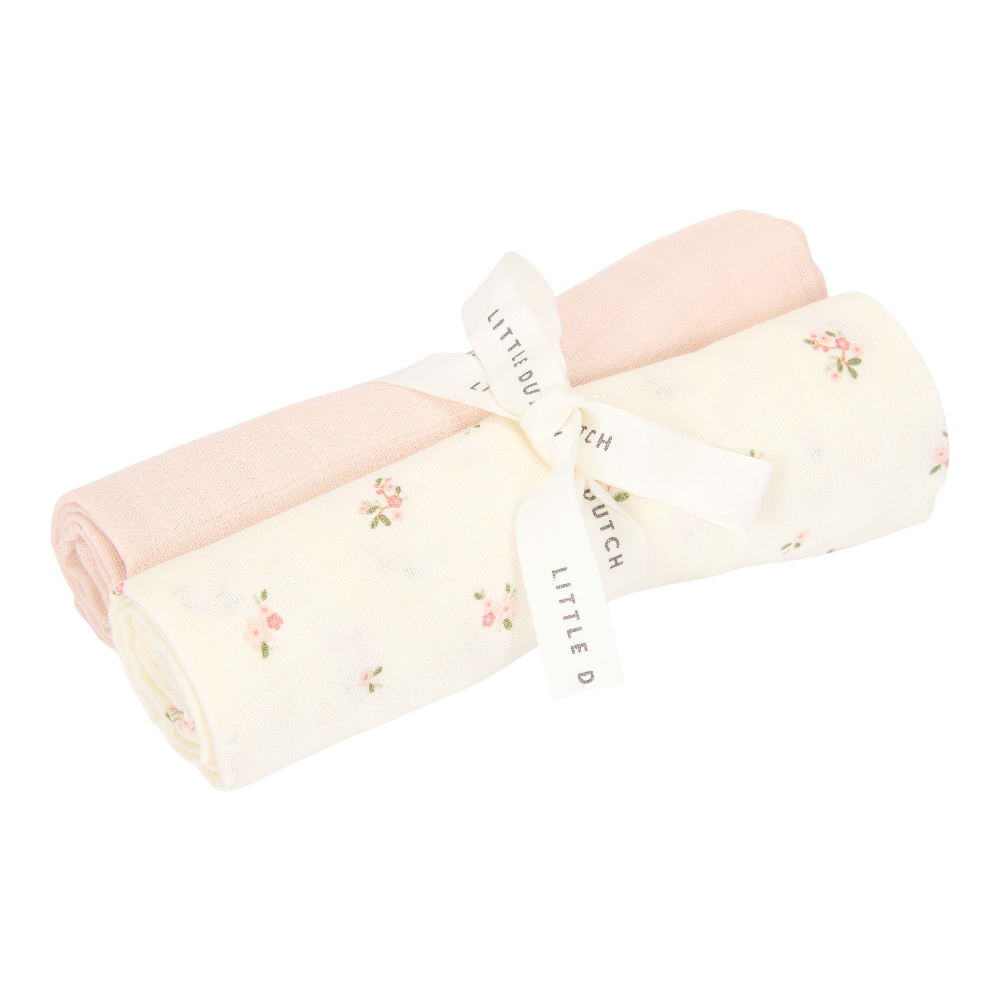 Little Dutch Stofbleer   Pak Muslin 70   70 Cm Fairy Blossom   Blossom