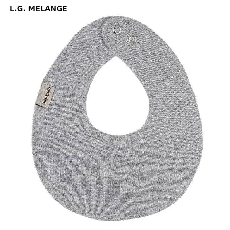 Mikk-line Rund Hagesmæk   For 50 - Light Grey Melange