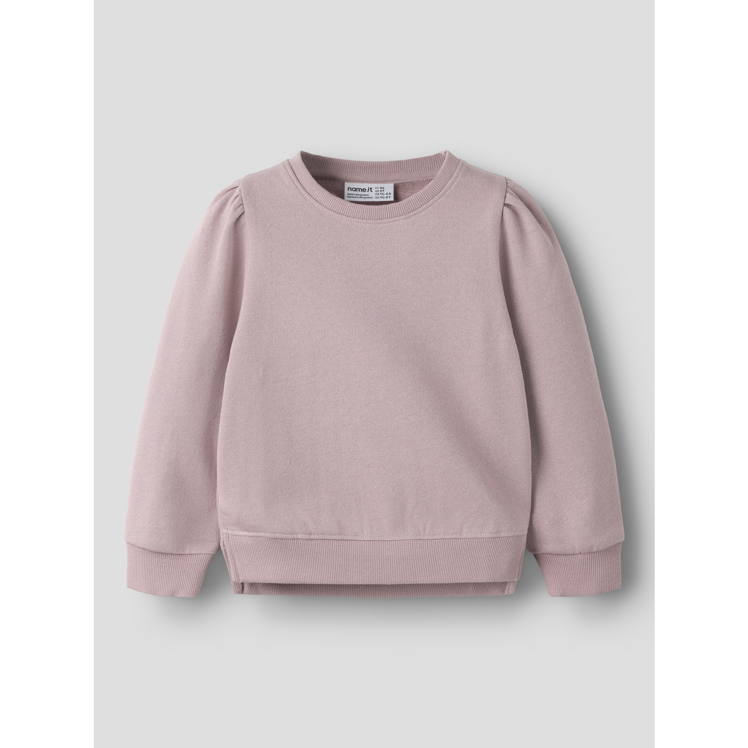 Name It Sweat Trøje Til Mini Pige Med Glimmer 110