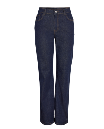 Noisy May Yolanda Dame Jeans Dark Blue Denim 32 32