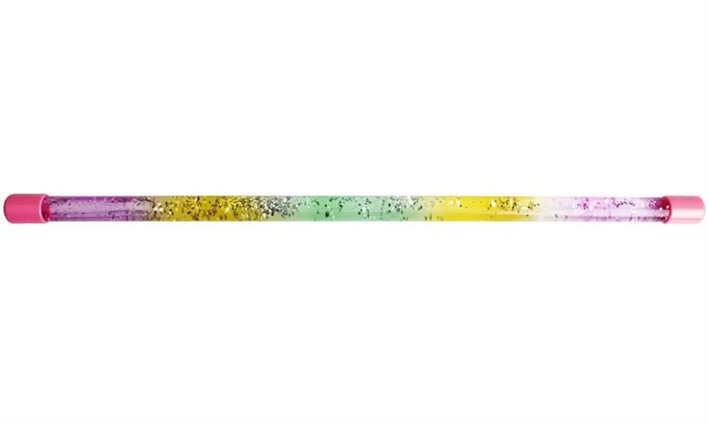 Tryllestav Med Glitter  30 Cm Multifarve