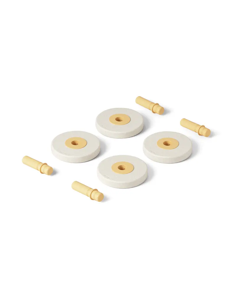 Foam Wheels Sand Grey   Honey Yellow