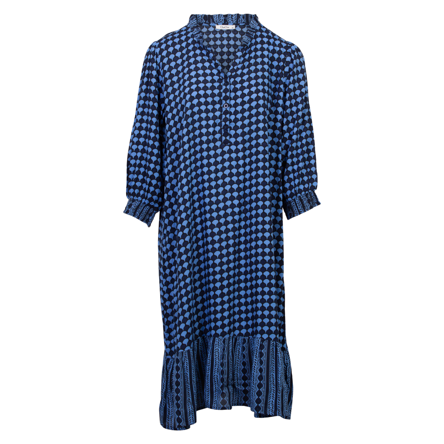 Zbyz Dame Tunika Plus Size Navy 42 44